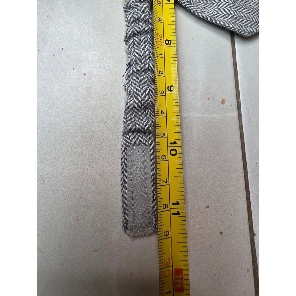 Lot of 2 Pet Neckties Red Polka Dot and Grey Herringbone for Small Dogs Cats A2 - Picture 16 of 16